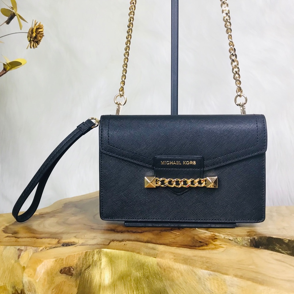Michael Kors Karla Wristlet Chain Crossbody Bag